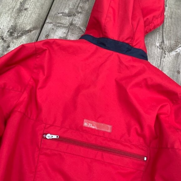 Vintage Nike Zip Up Hooded Jacket Medium Red - Picture 5 of 16